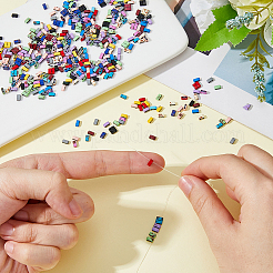 400 шт. 16-цветные немагнитные синтетические гематитовые бусины&nbsp;G-DC0001-46