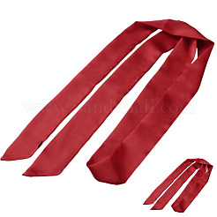 Длинный полиэстеровый шелковый шарф для женщин и девочек&nbsp;AJEW-WH20042-77D