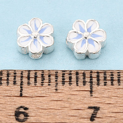 925 бусина из стерлингового серебра с эмалью STER-T008-35B