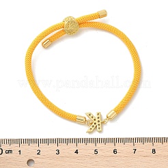 Регулируемые браслеты из нейлона X-BJEW-C096-01G-11