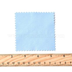 15 шт. квадратная салфетка для полировки серебра из искусственной замши&nbsp;AJEW-FS0001-46