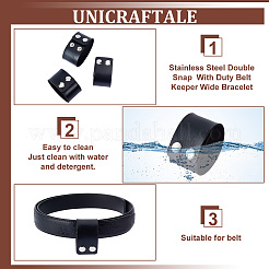 Двойная застежка из нержавеющей стали&nbsp;BJEW-WH0025-01