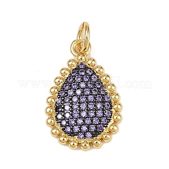 Латунные микро проложить кубического циркония подвески&nbsp;KK-S526-01G