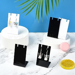 6 шт. акриловые подставки для сережек в форме буквы L&nbsp;EDIS-YW0001-08A