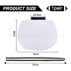 Шифоновые нарукавники для женщин AJEW-WH0314-397B