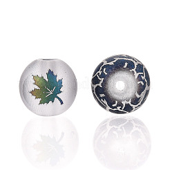 Гальванические стеклянные бусины EGLA-Q123-011