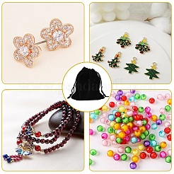 10 шт. 10 стильных бархатных мешочка из тыквы&nbsp;TP-YW0001-03