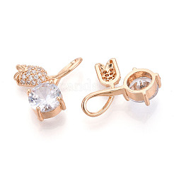 Латунные микро проложить кубического циркония подвески&nbsp;KK-T074-72KCG-01