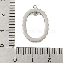 Подвески-коннекторы из нержавеющей стали 304 с кристаллами и стразами&nbsp;STAS-L080-019P