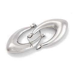 Не тускнеющая серьга-кольцо из нержавеющей стали 304 EJEW-H013-11P