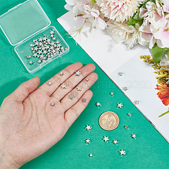 90шт 3 стиля латунные бусины KK-AR0004-45B