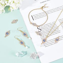 60 шт. 2-х стильные соединительные элементы из сплава с легким золотым покрытием&nbsp;ENAM-NB0001-51