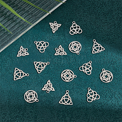 16 шт. 4 стиля подвески из хирургической нержавеющей стали 316 STAS-UN0058-25