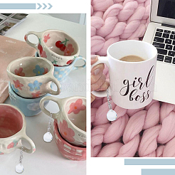 2 шт. круглый кулон из смолы&nbsp;HJEW-SC0001-69