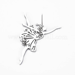 Не тускнеющая брошь танцовщица JEWB-N007-001P-FF