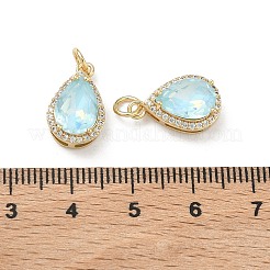 Латунные микро проложить кубического циркония подвески&nbsp;KK-C252-02B-G