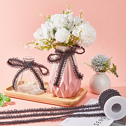 10 ярд полиэстеровой эластичной кружевной отделки для изготовления украшений&nbsp;OCOR-GF0002-92A