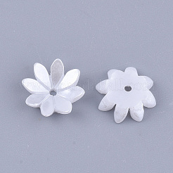 Непрозрачная смола имитация жемчуга крышки X-RESI-T040-016