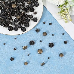 200 шт. 5-х цветные латунные шпильки-заклепки&nbsp;FIND-GF0008-44AB