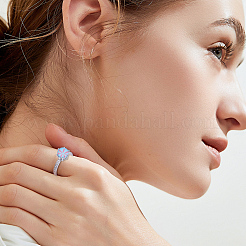 4 шт. 4 стиля латунных страз регулируемые кольца компоненты&nbsp;KK-NB0004-07