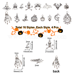 Подвески из сплава в тибетском стиле&nbsp;FIND-SC0002-67