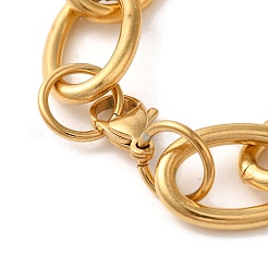 Ионное покрытие (ip) 304 нержавеющая сталь тросовые цепные браслеты BJEW-L673-020G