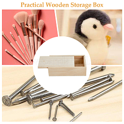 Прямоугольная незавершенная деревянная подарочная коробка для хранения&nbsp;LS-CON-WH0094-38A