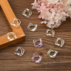 Прозрачные акриловые связывая кольца&nbsp;OACR-S036-003A-D01