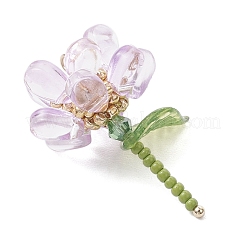 Прозрачные стеклянные подвески&nbsp;PALLOY-MZ00732-05