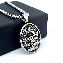 Греческая мифология святые подвески из нержавеющей стали для мужчин TO8433