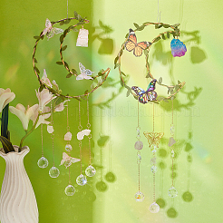 2 шт. 2 стиля солнцезащитных очков из железа&nbsp;HJEW-OC00260