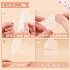 Пустые таблички из акрила AJEW-WH0042-23