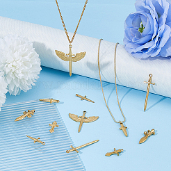 12шт 6 стиля подвески из нержавеющей стали&nbsp;STAS-HS0001-28