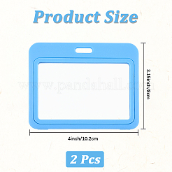 2 шт. акриловые держатели для визиток&nbsp;AJEW-CP0009-21B