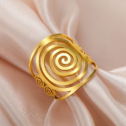 Регулируемые манжетные кольца из нержавеющей стали 304&nbsp;RJEW-L129-05G