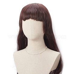 Ожерелье из натурального жемчуга и бисера для женщин NJEW-JN04215