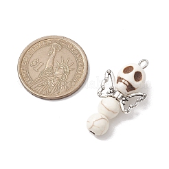 Синтетические бирюзовые подвески PALLOY-JF02669