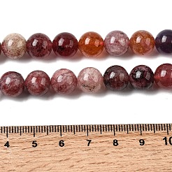 Натуральные кварцевые бусины супер семь нитей&nbsp;G-D359-B01-10mm