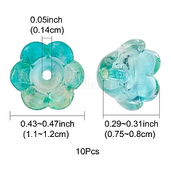 Прозрачные стеклянные бусины LAMP-FS0001-09A