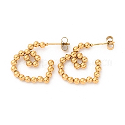 Серьги-гвоздики из нержавеющей стали 304 EJEW-Z118-03G