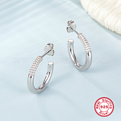 925 серьги-гвоздики из стерлингового серебра с родиевым покрытием JZ8068-3