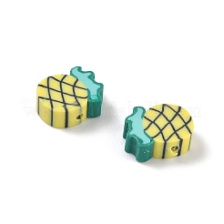 Бусины из полимерной глины ручной работы с фруктово-овощной тематикой CLAY-F006-02K