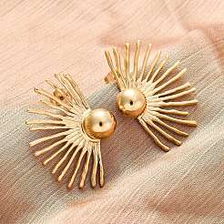 Серьги-гвоздики из нержавеющей стали 304&nbsp;EJEW-Z098-07G