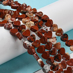 Натуральные красные яшмы бусы пряди G-L420-25-6mm-01