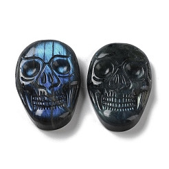 Кабошоны из натурального лабрадорита с гравировкой&nbsp;G-C097-01B