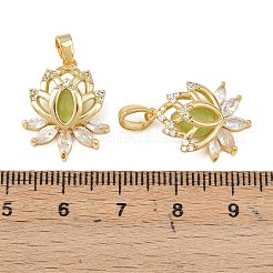 Латунные микро проложить кубического циркония подвески&nbsp;KK-B161-11G