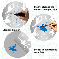 Трафареты для штампов из нержавеющей стали DIY-WH0238-154