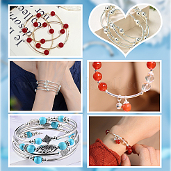 16 шт. 4 латунных трубчатых бусин KK-BBC0010-70