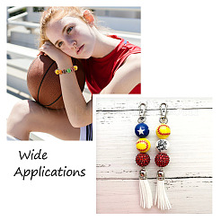 Набор для изготовления украшений для вечеринок из бисера на спортивную тематику&nbsp;DIY-KS0001-27