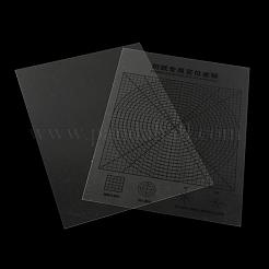 2шт / комплект пластиковых поделок бумага рюш инструменты рисунки координат DIY-R023-13